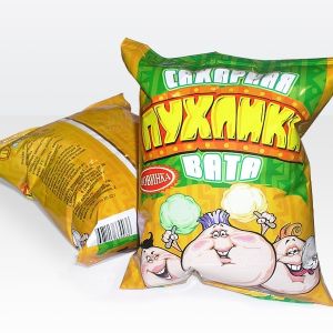 наполнение пакета газом