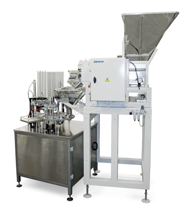 линия фасовки в пластиковые стаканчики